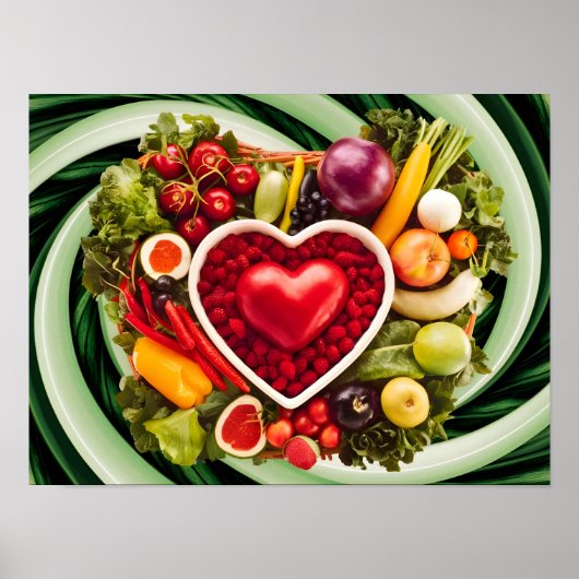 Hart-gezonde voedselselectie: essentiële keuzes poster (Voorkant)