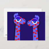 HART GIRAFFE BRIEFKAART (Voorkant / Achterkant)