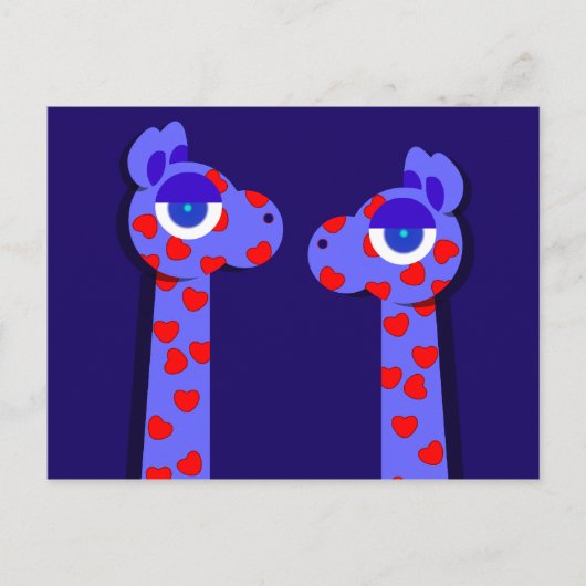 HART GIRAFFE BRIEFKAART (Voorkant)