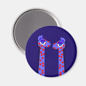 HART GIRAFFES BUTTON MAGNEET (Voorkant / Achterkant)