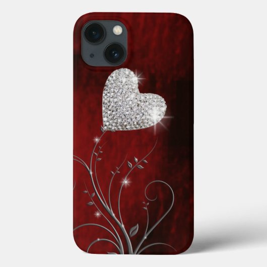Hart Girly Mooi Rood Case-Mate iPhone Case (Achterkant)