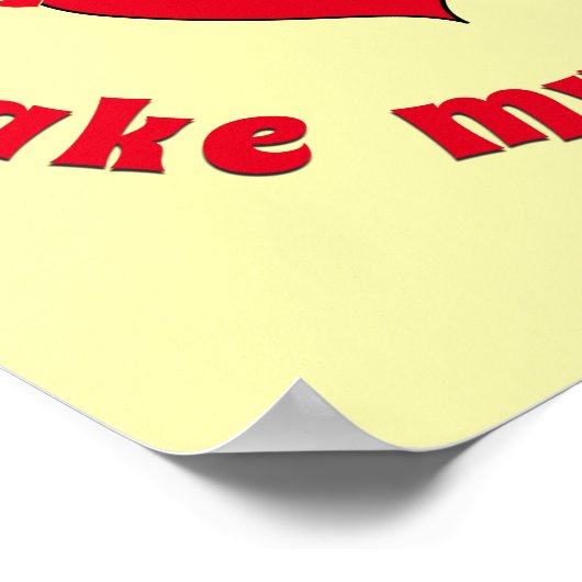 Hart glimlach romantisch citaat poster (Hoek)