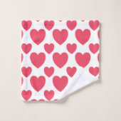 Hart gloeiende badhanddoek set bad handdoek (Wasdoekje)