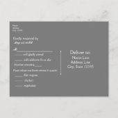 Hart Glowing Metselwerk Pot & Baby's Breath RSVP Uitnodiging Briefkaart (Achterkant)