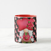 Hart Gnome Kleur aanpassen Mok (Midden)