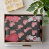 Hart Gnome Kleur aanpassen Tissuepapier (Geschenk)