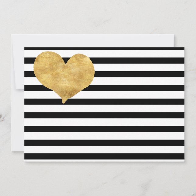 Hart goud in franse stijl (Voorkant)