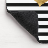 Hart goud in Franse stijl Muismat (Hoek)