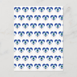 Hart Grieks Evil Eye Briefkaart