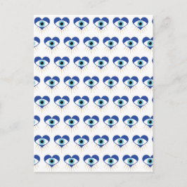 Hart Grieks Evil Eye Briefkaart