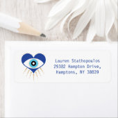 Hart Grieks Evil Eye Etiket (Insitu)