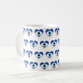 Hart Grieks Evil Eye Koffiemok