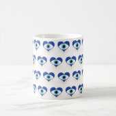 Hart Grieks Evil Eye Koffiemok (Center)