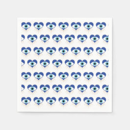 Hart Grieks Evil Eye Servet