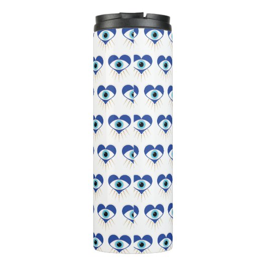 Hart Grieks Evil Eye Thermosbeker (Achterkant)