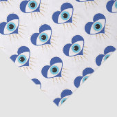 Hart Grieks Evil Eye Tissuepapier (Detail)