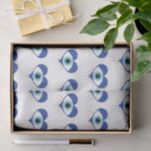 Hart Grieks Evil Eye Tissuepapier (Geschenk)
