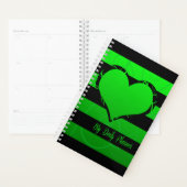 Hart Groen en Zwart Planner (Display)