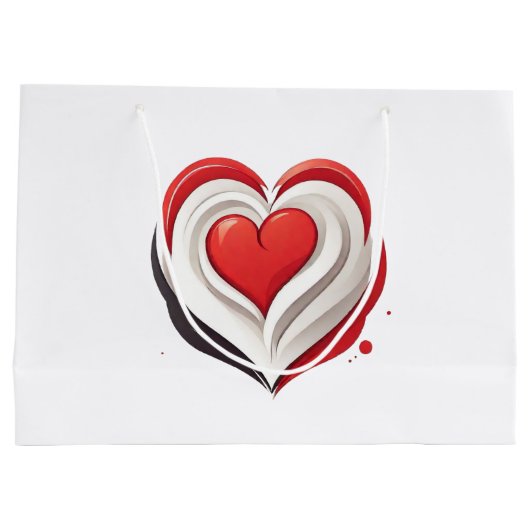 hart groot cadeauzakje (Achterkant)