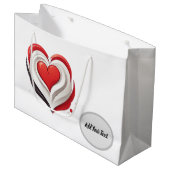 hart groot cadeauzakje (Voorkant Gekanteld)