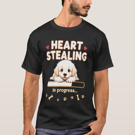 Hart Grote Pyreneeën Hond Grappig Cadeau Pyreneese T-shirt (Voorkant)