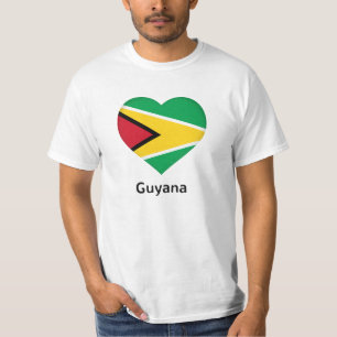 Hart - Guyana-vlag T-shirt