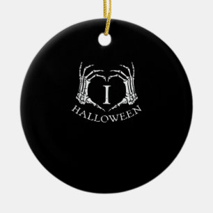 Hart Halloween Skeleton Hand Kostuum Mannen Vrouwe Keramisch Ornament