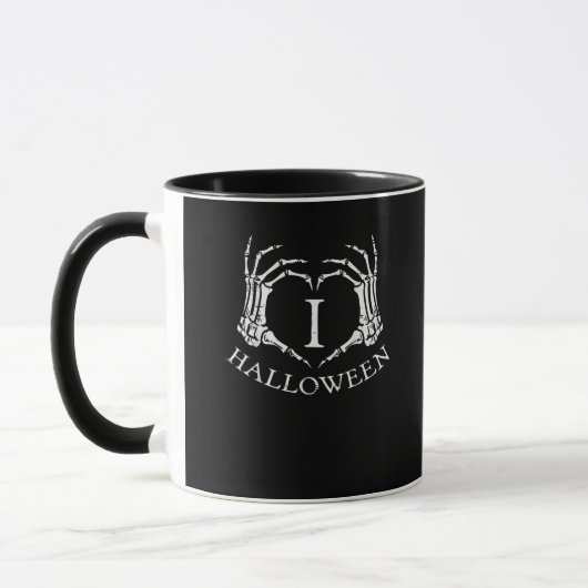 Hart Halloween Skeleton Hand Kostuum Mannen Vrouwe Mok (Links)