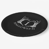 Hart Halloween Skeleton Hand Kostuum Mannen Vrouwe Papieren Bordje (Gekanteld)