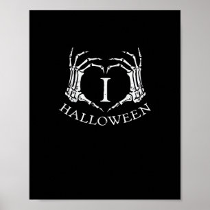 Hart Halloween Skeleton Hand Kostuum Mannen Vrouwe Poster