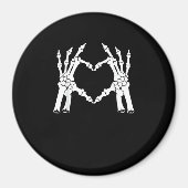Hart - Halloween Skeleton Hand Magneet (Voorkant)