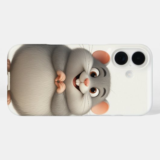 Hart-hand-muis Hoesje (Achterkant (horizontaal))