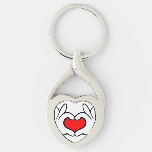 Hart Hand Sleutelhanger (Voorkant)