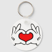 Hart Hand  Sleutelhanger (Voorkant)