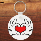Hart Hand  Sleutelhanger (Achterkant)