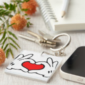 Hart Hand Sleutelhanger (Voorkant Rechts)