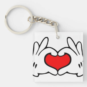 Hart Hand  Sleutelhanger