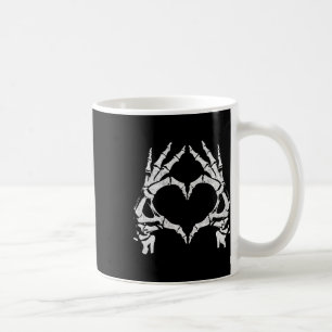 Hart Handen - Halloween - Skelet Handen Hart Zing Koffiemok