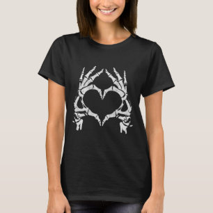 Hart Handen - Halloween - Skelet Handen Hart Zing T-shirt