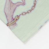 Hart handen Handboeien Fleece Deken (Hoek)