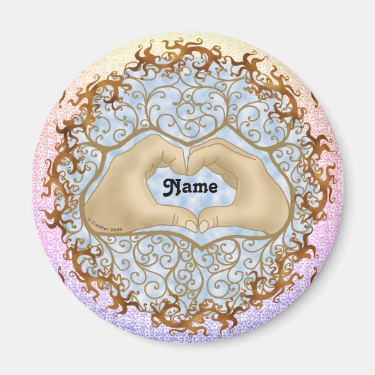 Hart Handen magneet (Voorkant)