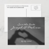 Hart Handen Save the Date Briefkaarten (Voorkant / Achterkant)