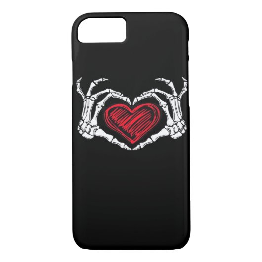 Hart Handen Skelet Case-Mate iPhone Case (Achterkant)