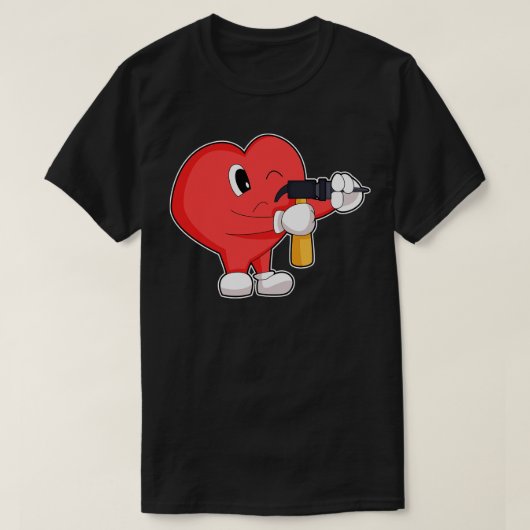 Hart Handyman Drill pers T-shirt (Design voorkant)