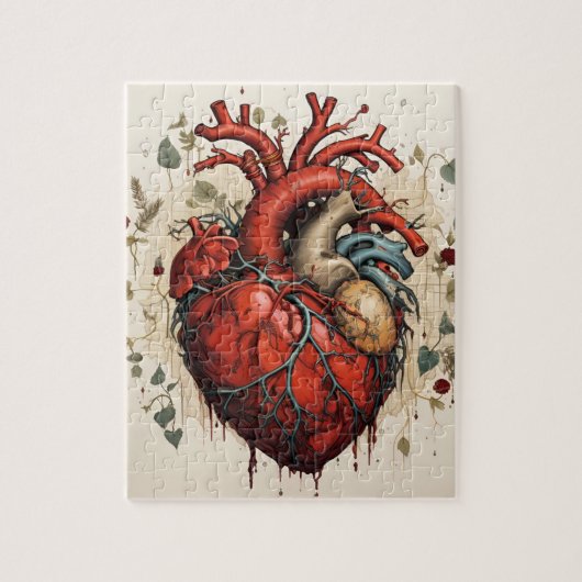 Hart Harmonie Puzzel Legpuzzel (Verticaal)