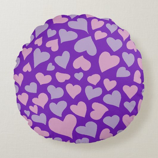 Hart Harmonie Rond Kussen (Voorkant)