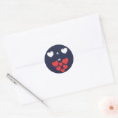 Hart + Hart = Liefde Sticker (Envelop)