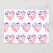 Hart Hart Tekening Briefkaart (Voorkant)