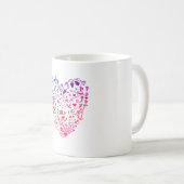 Hart Harten Tekening Classic Mok (Voorkant rechts)