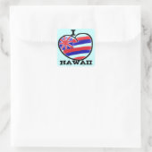 Hart Hawaii staat vlag artistieke stickers (Tas)
